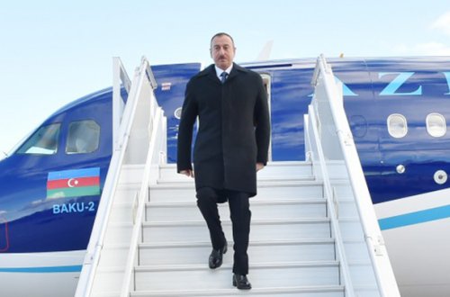 İlham Əliyev Qazaxıstandadır