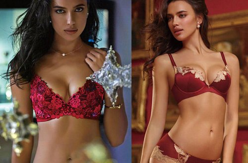 Yarıçılpaq İrina Şeyk vamp oldu