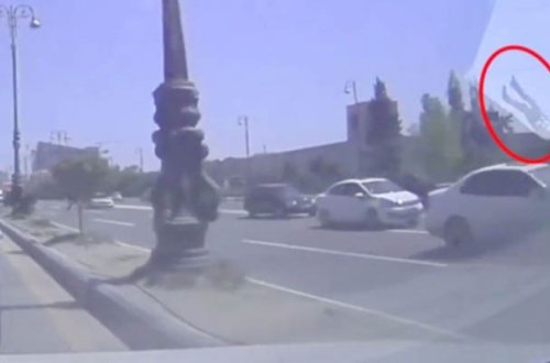 Bakıda maşın piyadanı göyə uçurdu