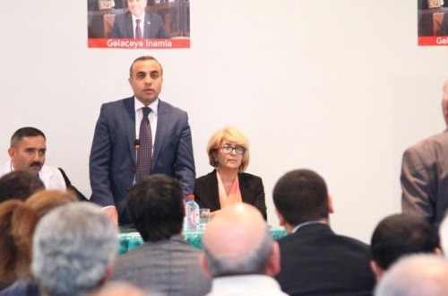 Azay Quliyev seçicilərlə növbəti görüşlərini keçirib