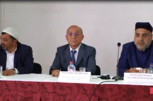 Zaqatalada Allahşükür Paşazadəvə Mübariz Qurbanlının  iştirakı ilə müşavirə keçirilib