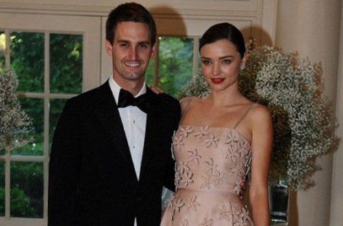 Miranda Kerr Snapchat-ın sahibinə ərə gedir
