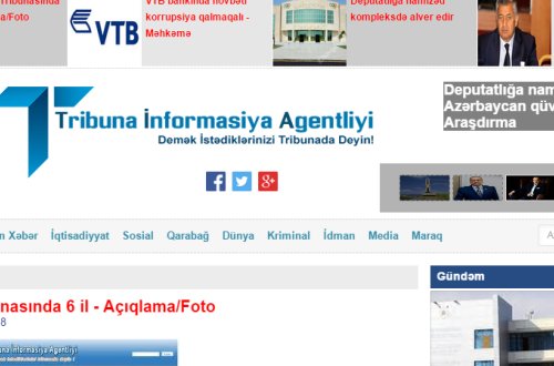 6 yaşlı Tribuna İnformasiya Agentliyi
