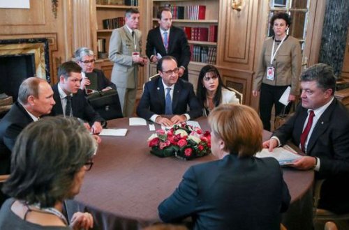 Parisdə “normand dördlüyü” liderlərinin görüşü başa çatıb