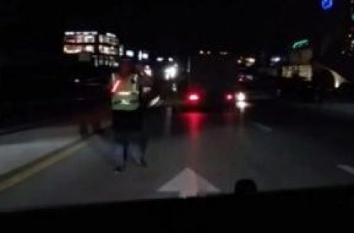 Bakı polisindən azərbaycansayağı alkotest