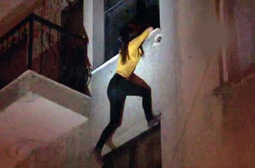 Xətaidə özünü 8-ci mərtəbədən atan qız sağ qaldı