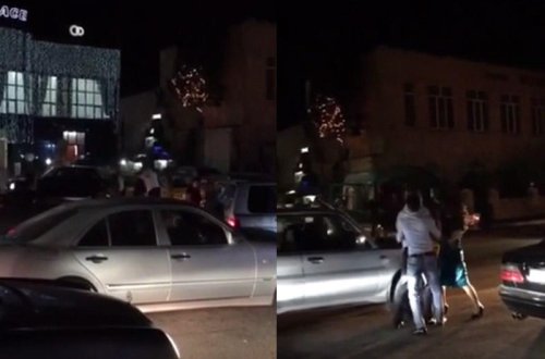 Bakıda toyda dava düşdü, tıxac yarandı