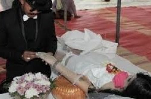 Qızın cəsədi ilə ailə qurdu