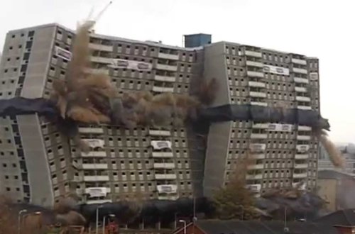 Binaların ideal şəkildə partladılması və uçurulması