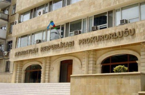Baş Prokurorluq məlumat yaydı