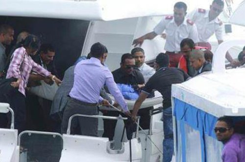 Katerdəki partlayışda prezident xanımı yaralanıb