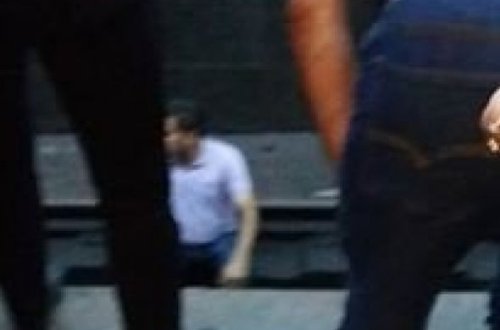 Bakı metrosunda kişi relslərin üstünə yıxıldı