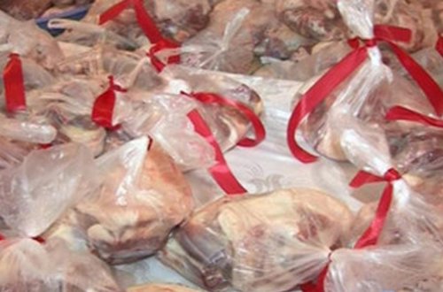 Mingəçevirdə 1200 ailəyə qurban payı verilib