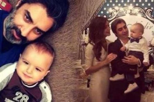 Polad Ələmdar oğlu ilə birlikdə