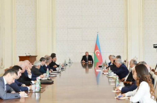 Ziya Məmmədov İlham Əliyevlə birgə tədbirdə