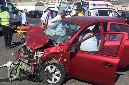 Azərbaycanlı model qəzaya düşdü