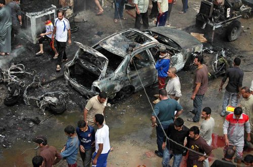 Bağdadda baş verən partlayış nəticəsində 10 nəfər ölüb, 32 nəfər xəsarət alıb