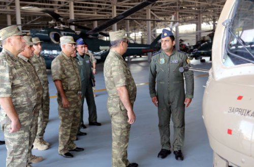 Zakir Həsənov hərbi pilotların hazırlığı mərkəzinin açılışında