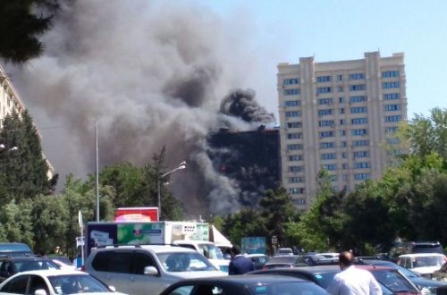 Binəqədidə yanan binada cinayət