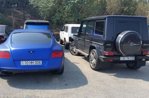 Bakının ən bahalı nömrəli brend maşınları “ştrafnoy”da -