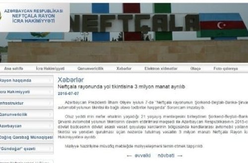 Nefçalada dövlətin vəsaiti belə talanır