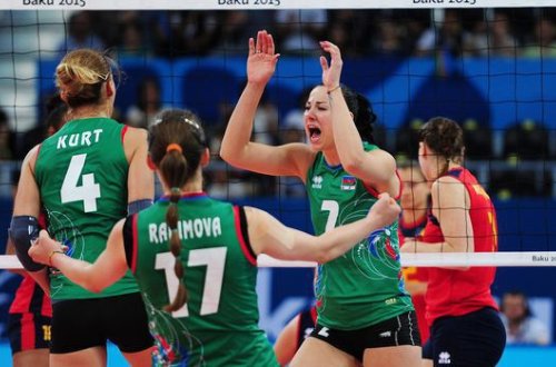 Voleybolçu qızlarımız qalib gəldilər