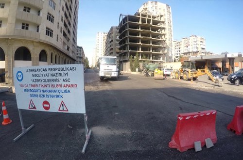 Bakıda küçə və prospekt bağlandı