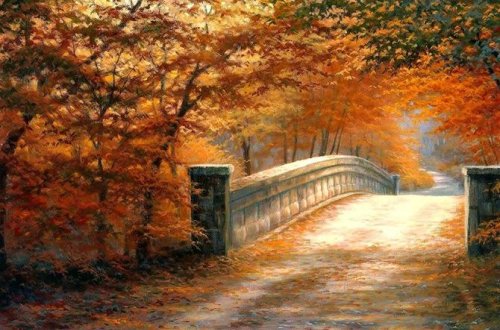 Payızı ən gözəl əks etdirən rəsmlər