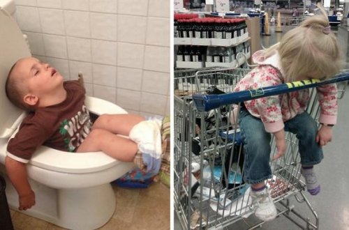 Uşaqlar istədikləri yerdə yata bilərlər -