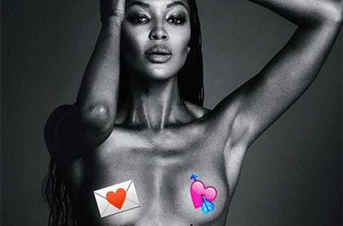 Naomi Kempbel feministləri dəstəkləmək üçün soyundu