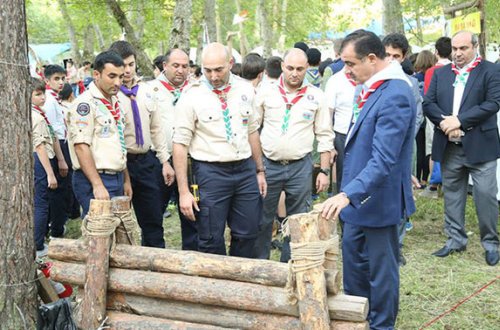 Gəncədə düşərgə təşkil olunub