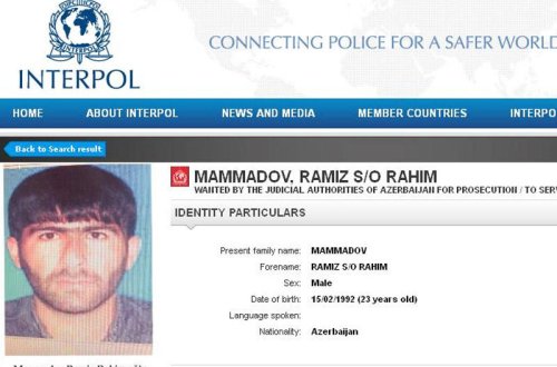Azərbaycan 23 yaşlı oğlanı beynəlxalq axtarışa verdi
