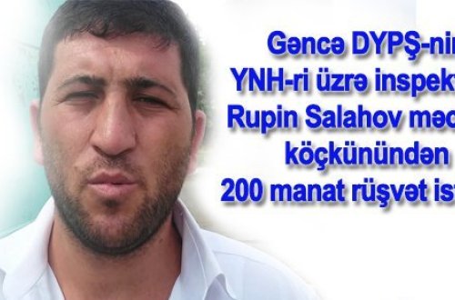 Elşad Nəbiyev sürücülərə 