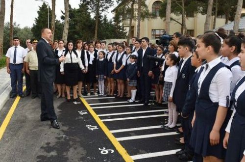 Prezident: Bakıda təmirsiz məktəb qalmayacaq