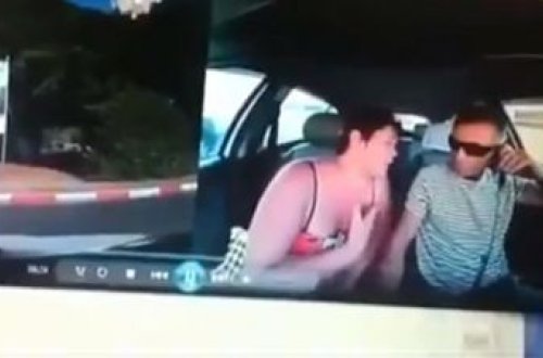 Qadın taksi sürcüsünə nələr etdi, nələr... -