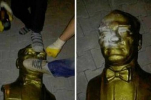 Türkiyədə Atatürkün heykəllərini sökürlər