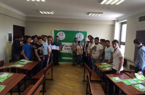 Gənc inşaatçıların İlk Bakı Olimpiadası layihəsinə yekun vurulub