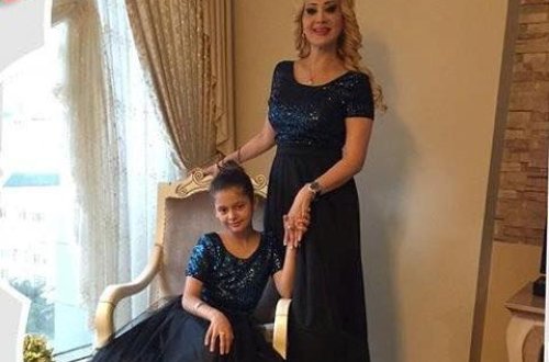 Məleykə qızına İstanbulda ad günü etdi -