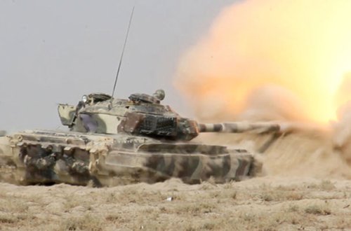 Təlimlərin döyüş atışlı əsas mərhələsi keçirildi -