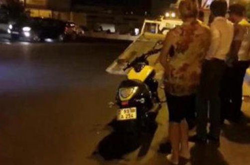 Bakıda daha bir bayker - yol polisi mübahisəsi