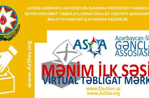 Azərbaycan-Slavyan Gəncləri Assosiasiyası “Mənim ilk səsim” layihəsinə start verdi