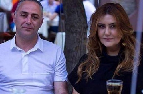 Zülfiyyə Xanbabayeva həyat yoldaşı ilə