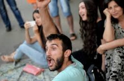 Ermənistanda etiraz aksiyası keçirilib