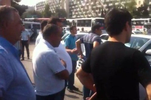 Bakıda polislə qarşıdurma