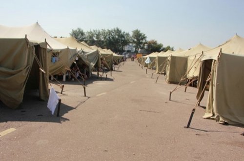 Şəki sakinləri çadırlarda gecələyəcəklər