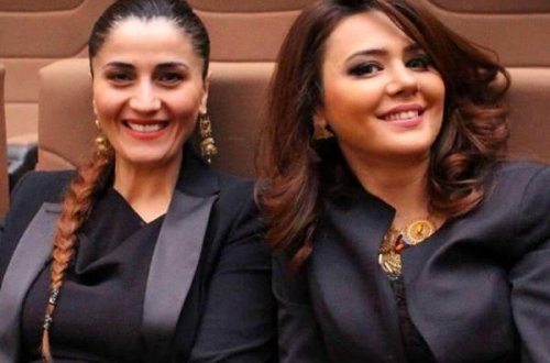 Oksana ilə İlhamə birlikdə filmə çəkilirlər