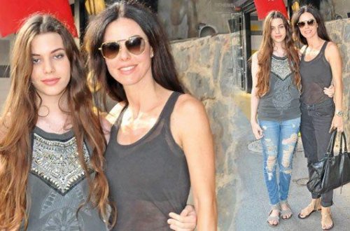 Aktrisanın qızı gizlənmək istəsə də...