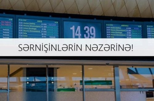 AZAL-dan Türkiyəyə getmək istəyənlərə