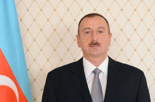 Prezident həmkarına bağsağlığı verib