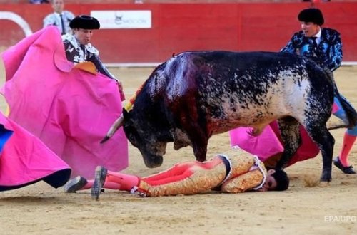 İspaniyada öküz matadoru öldürdü